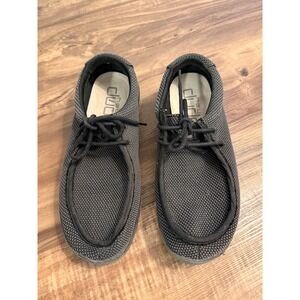Hey Dude Wally Charcoal Grey Mens Casual Loafers Slip On Shoes Sz 8